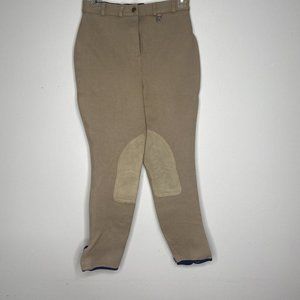 Miller's Equestrian Horse Riding Pants Leggings Womens Sz 28 L Tan Breeches
